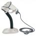 Lecteur zebra LS2208 en RS232 et stand - Blanc